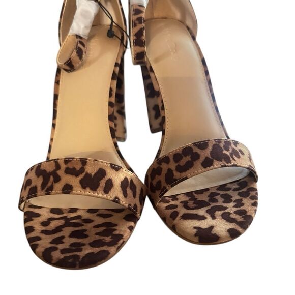 The Drop Women's Rebecca Strappy Block Heel Sandal Shoe, Leopard Print Size 9 - Picture 5 of 7